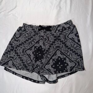 The Children's Place Black and Gray Patterned Shorts